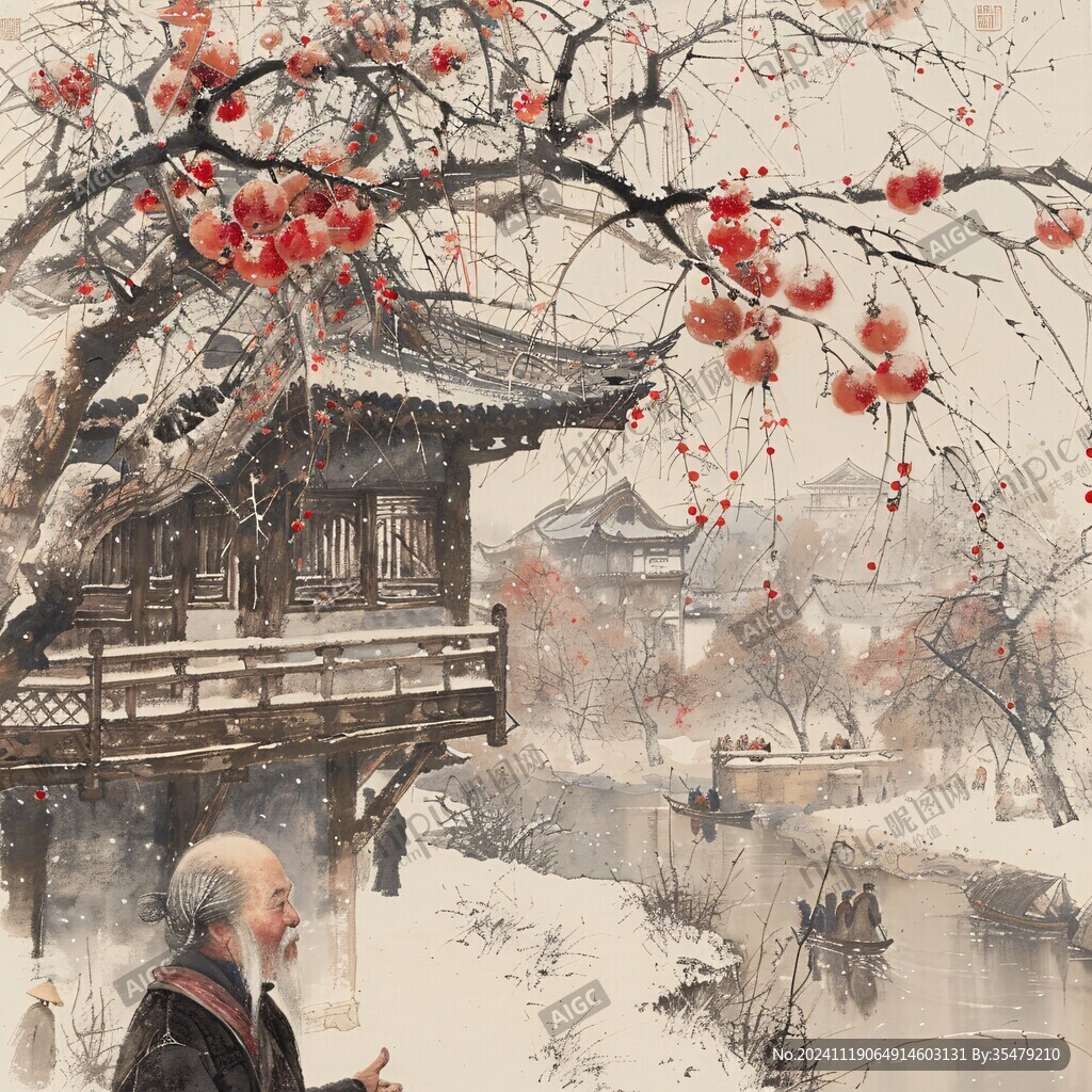 古風(fēng)冬景