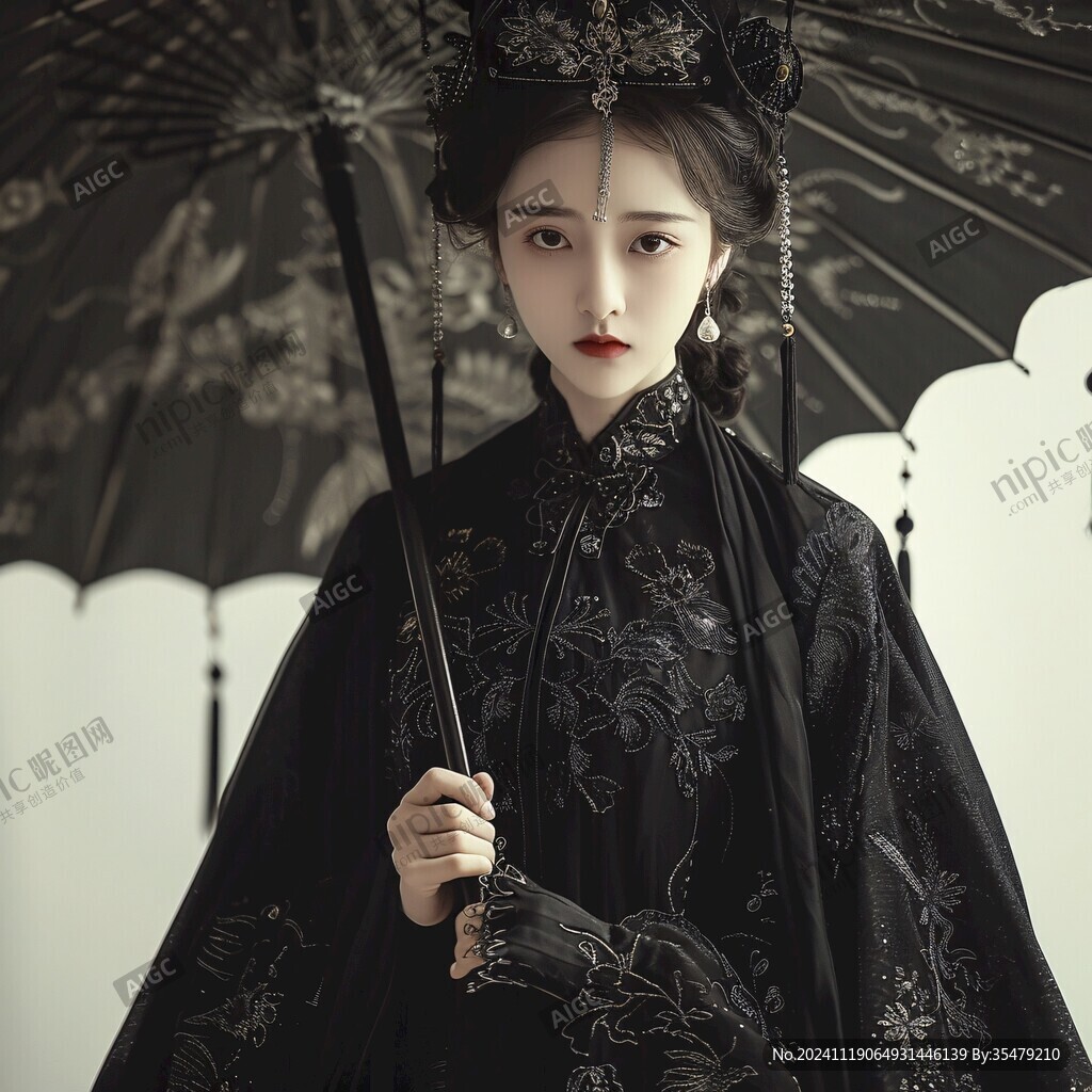 踏雪尋梅大袖衫
