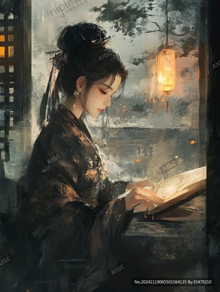 執(zhí)燈宮女