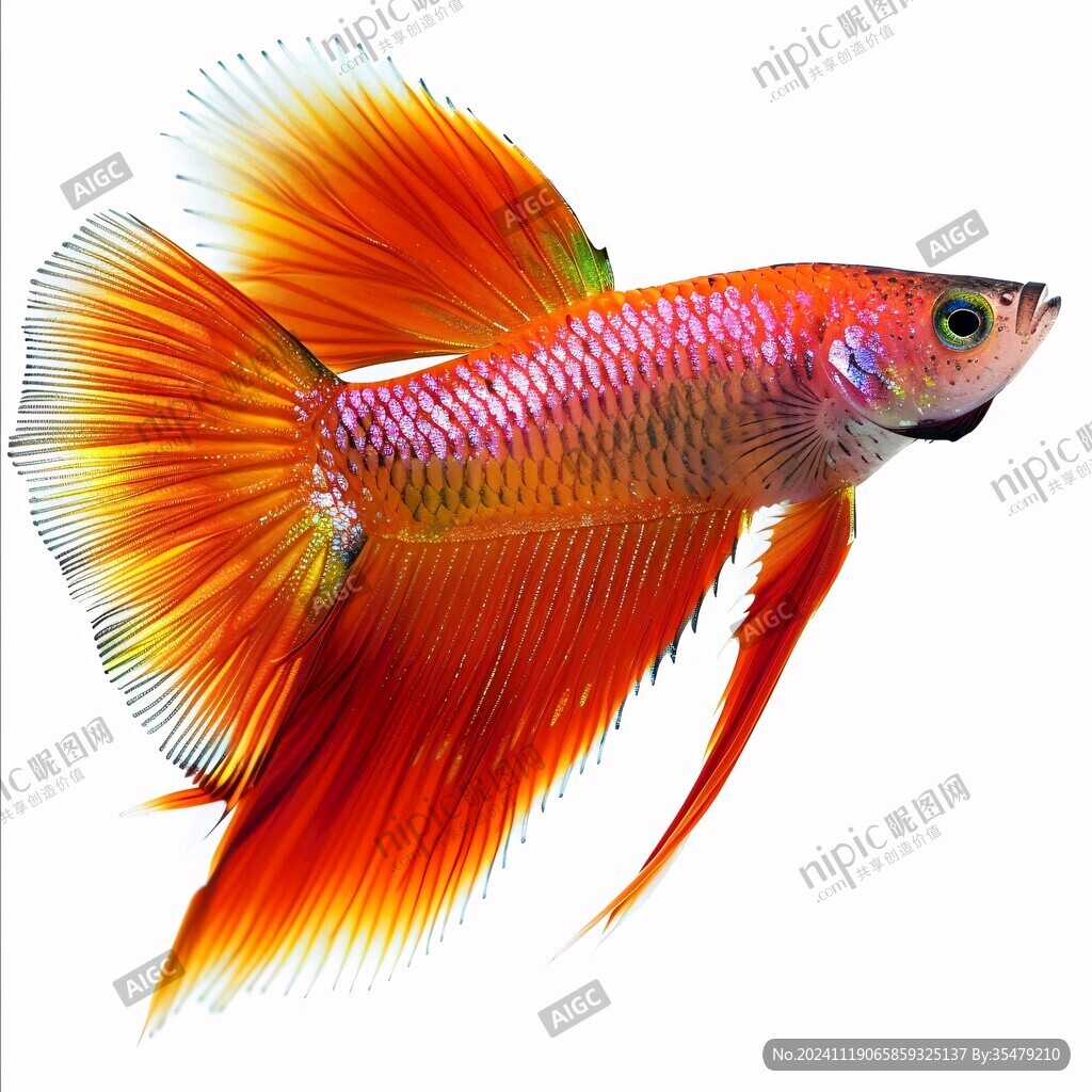 展示級半月斗魚