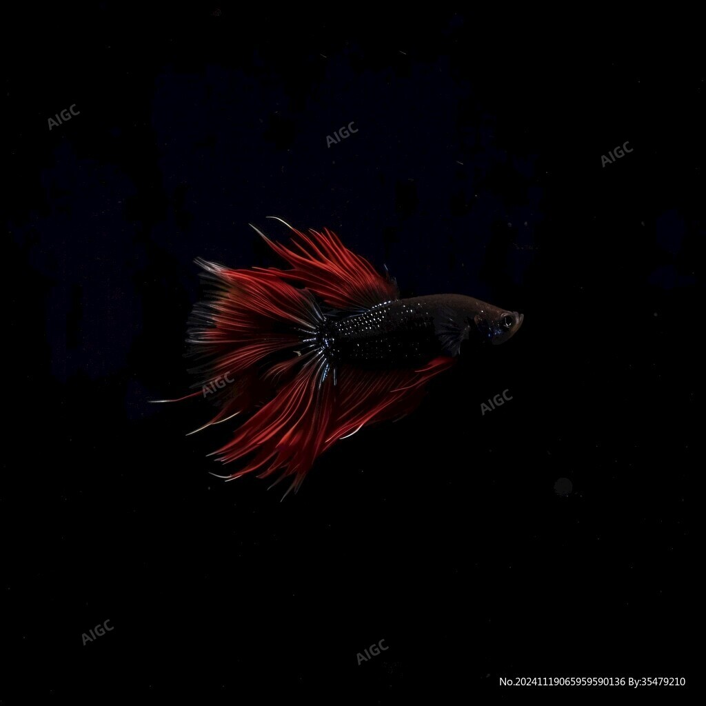 紅藍叉尾斗魚