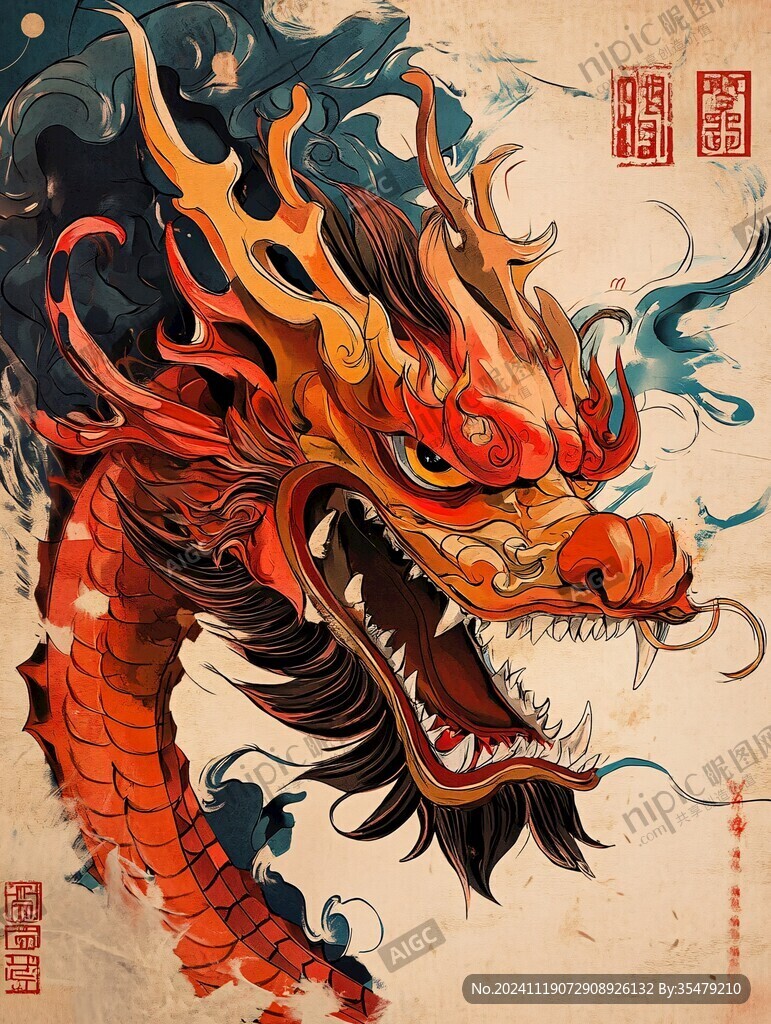 龍年插畫合集
