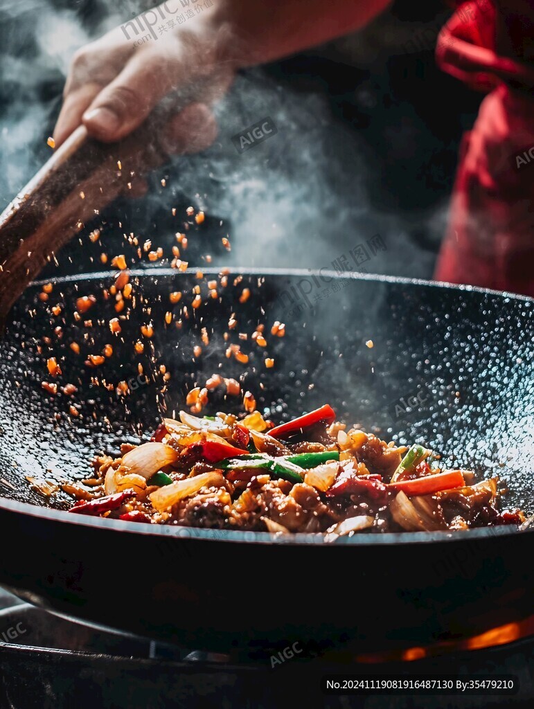 炒菜高清圖