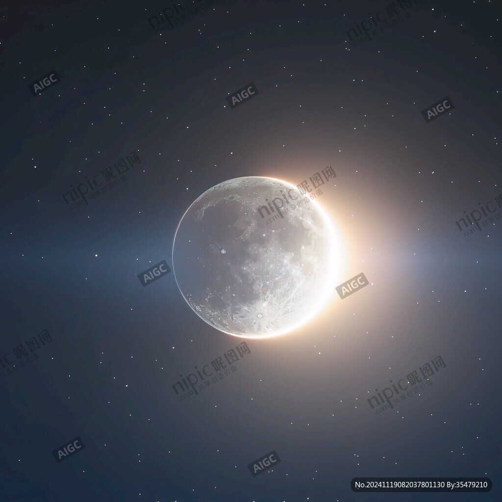 月球星球光