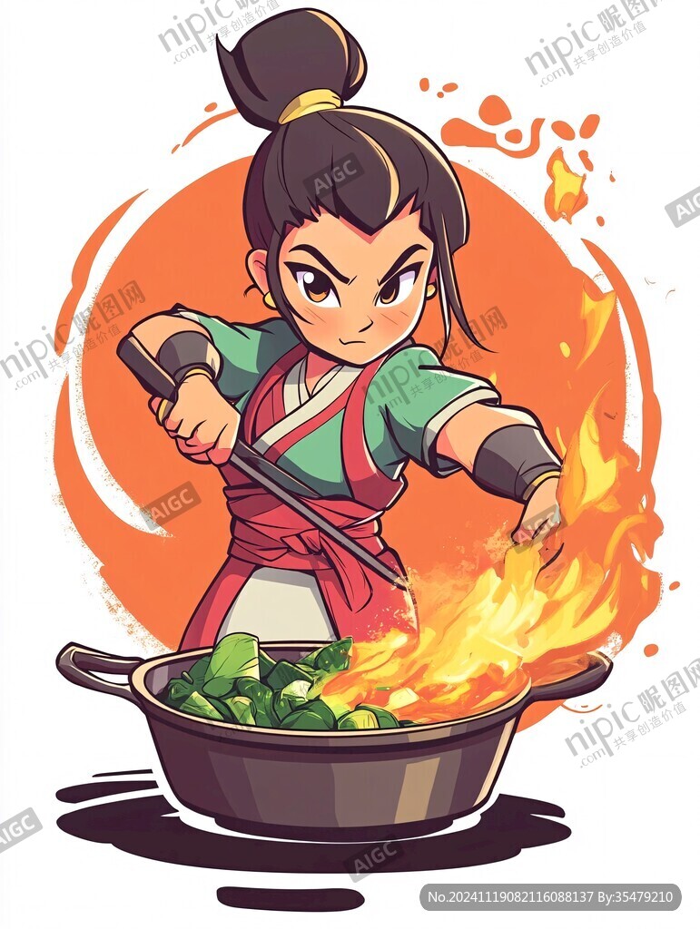 江湖菜卡通形象