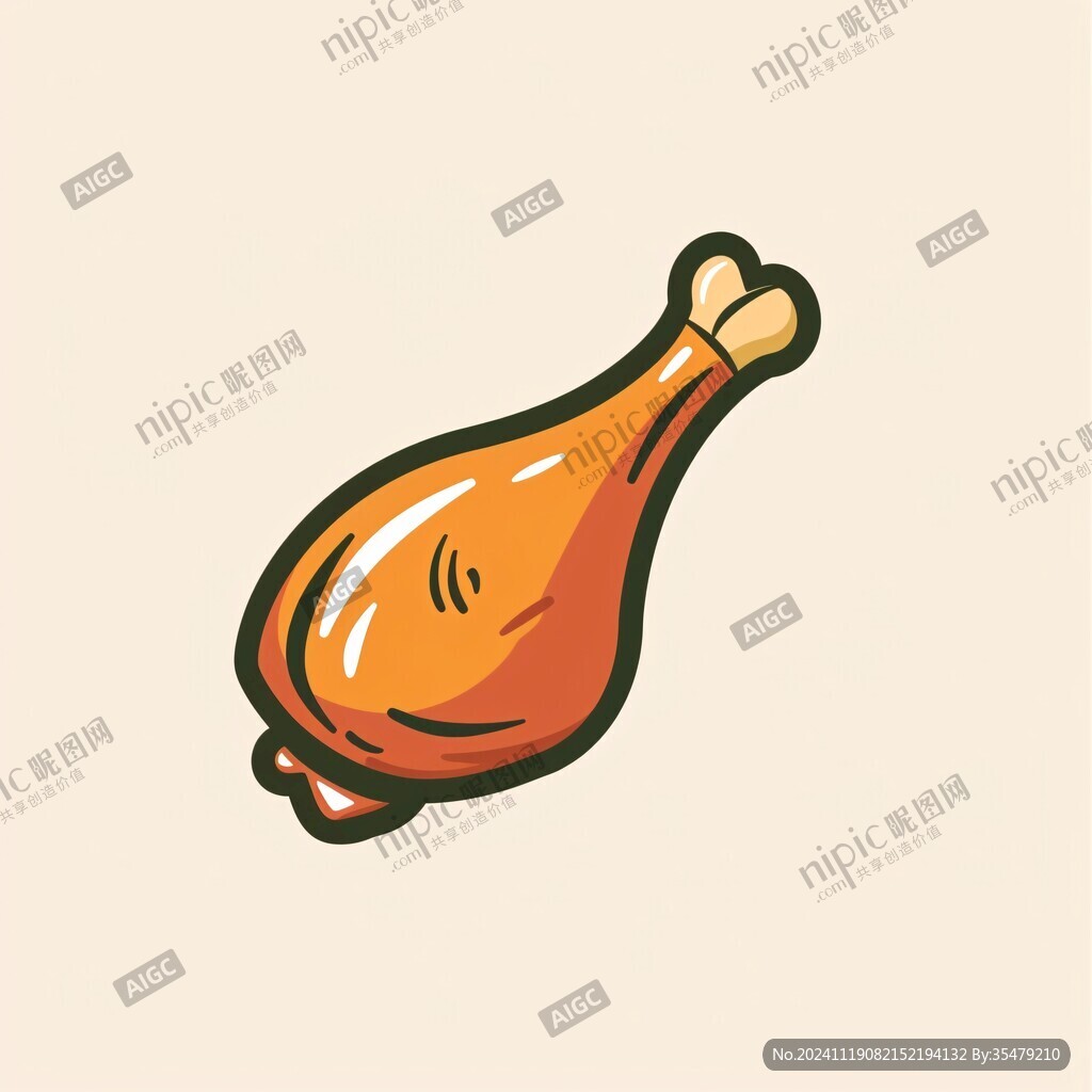 熏雞插畫