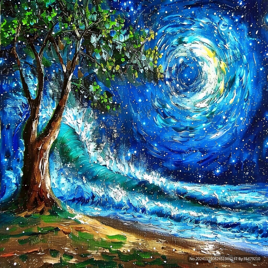 星河夢境裝飾畫