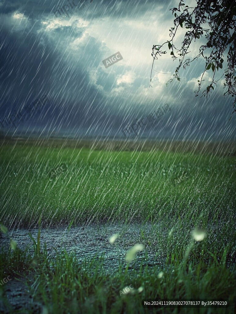 草原上的雨
