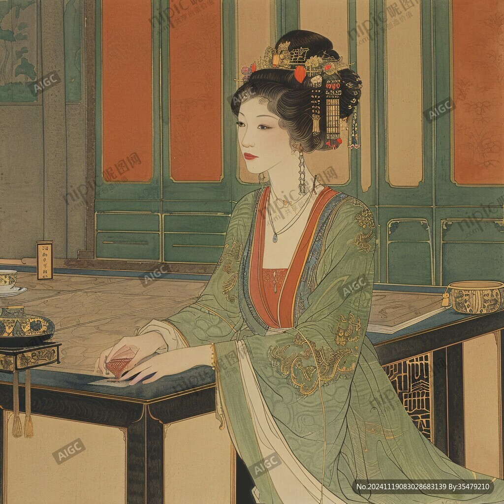 貴妃插畫
