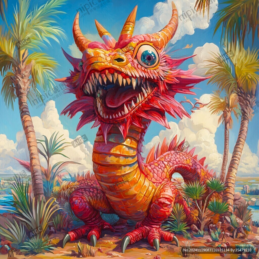 龍年系列插畫形象