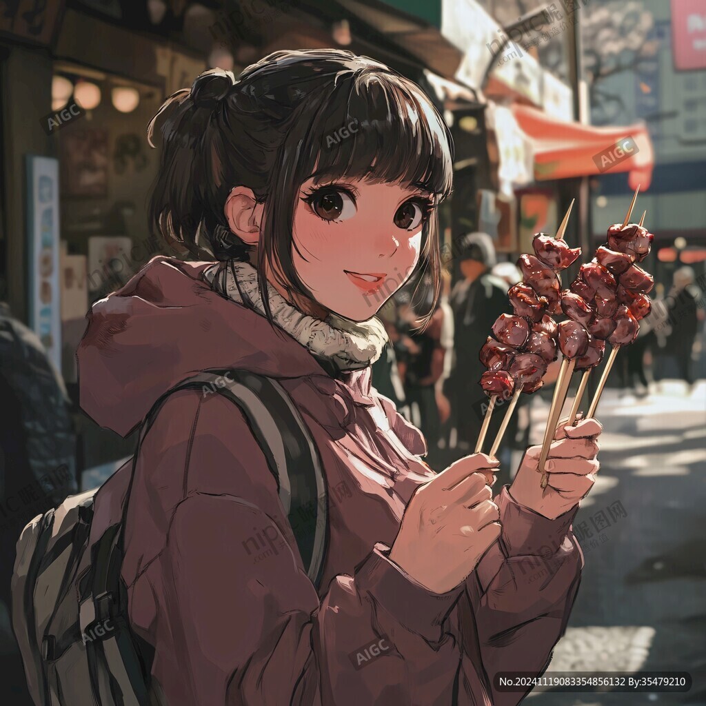 插畫(huà)糖葫蘆