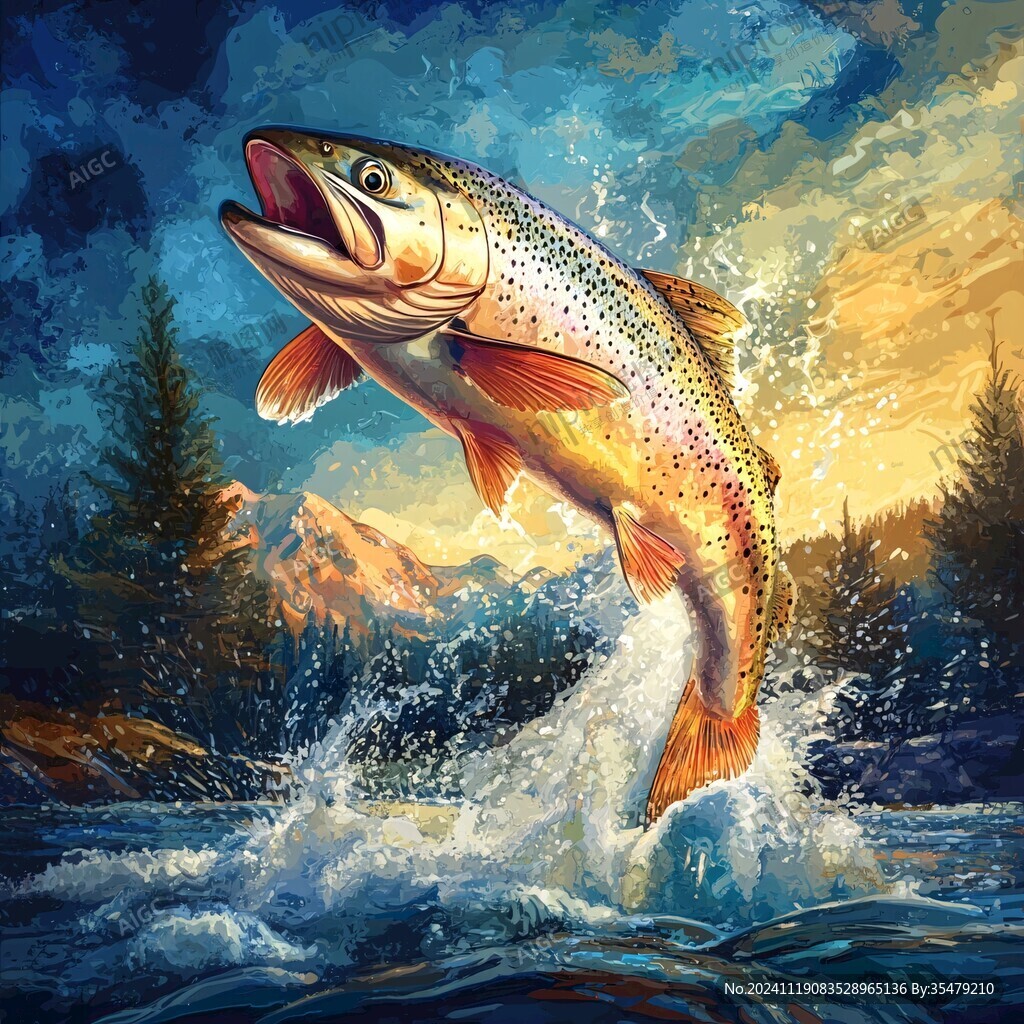 釣魚3d畫