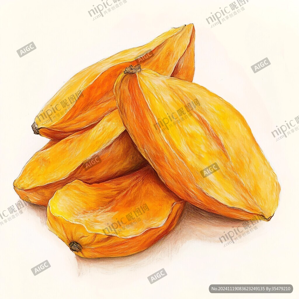 手繪木瓜壁紙