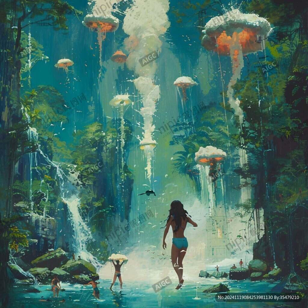 阿凡達一般的夢幻場景
