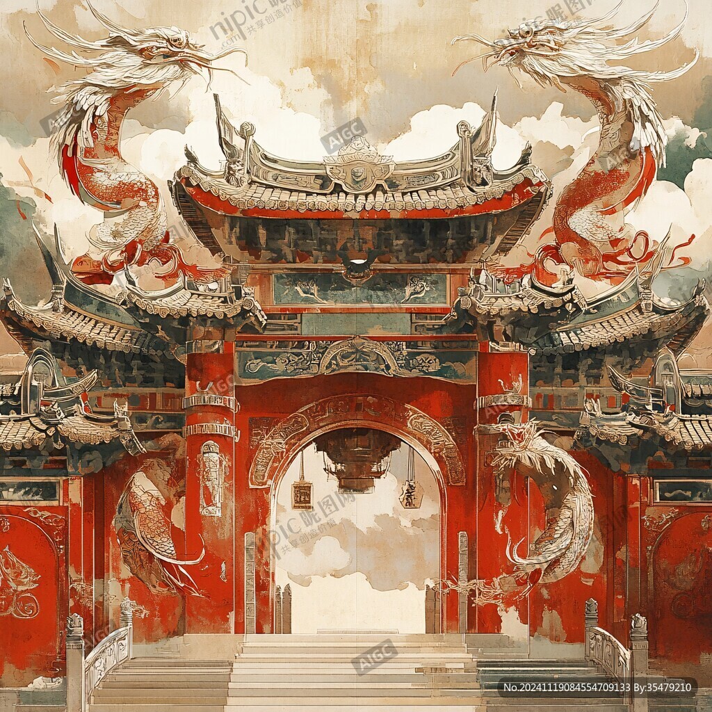 門樓插畫