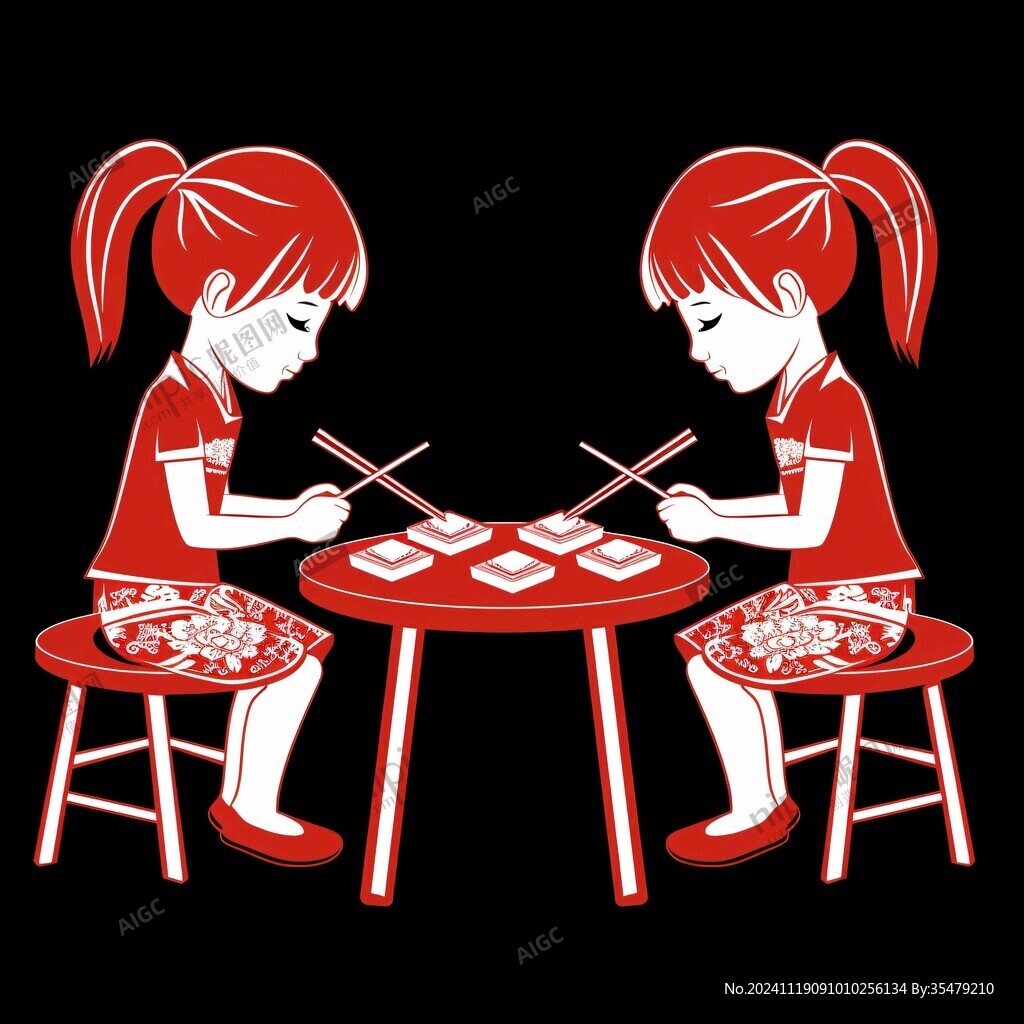吃燒烤的女孩素材大全