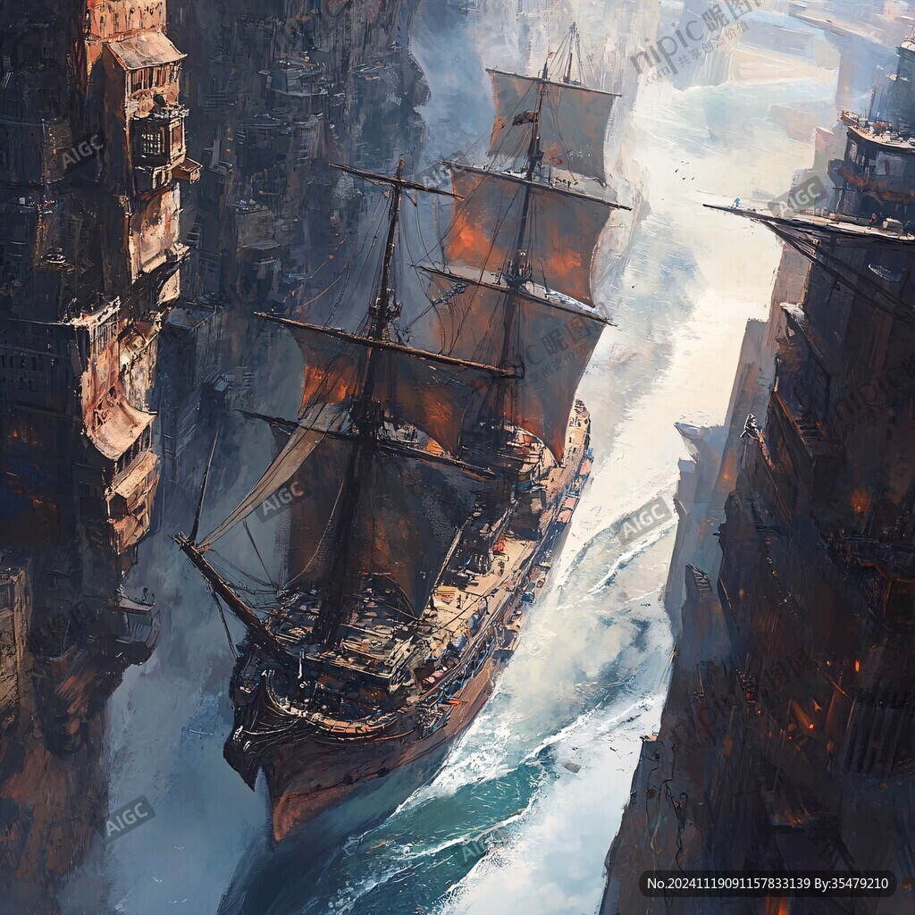 古代海上戰爭場景