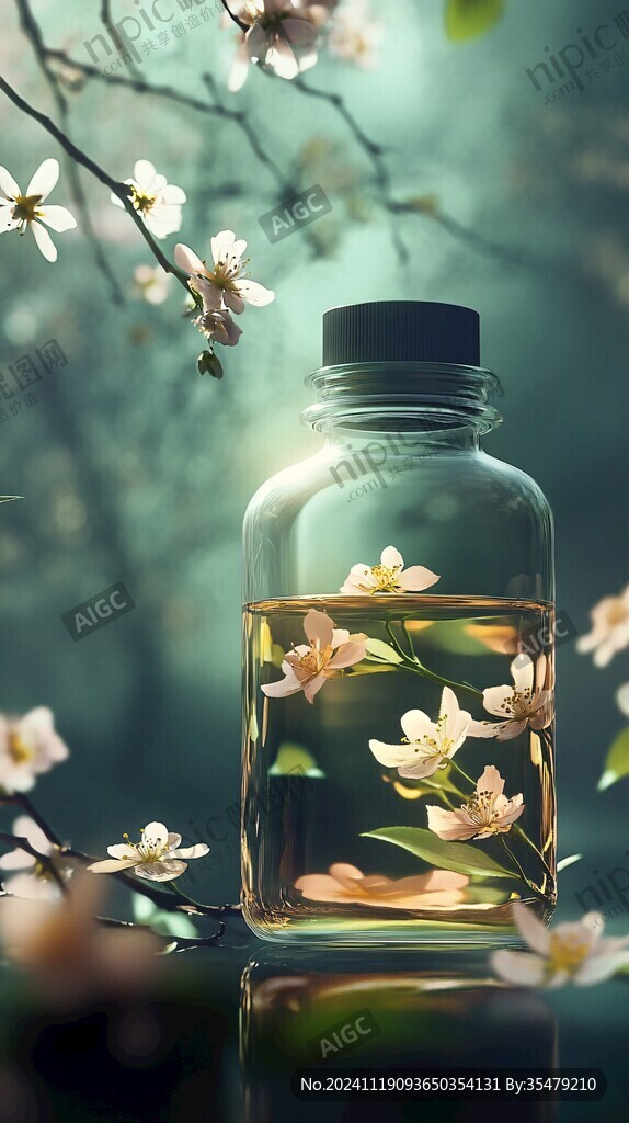 精油香薰插畫