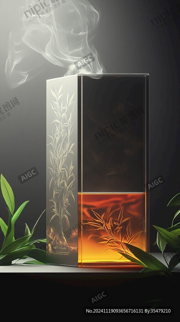 茶葉包裝設計插畫