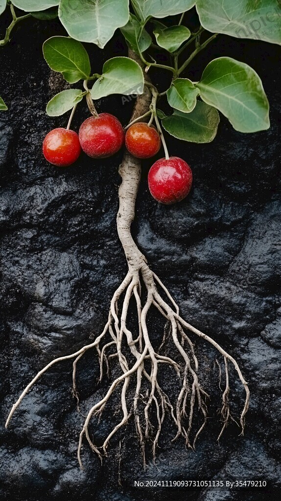 紅豆植物果實(shí)枝丫