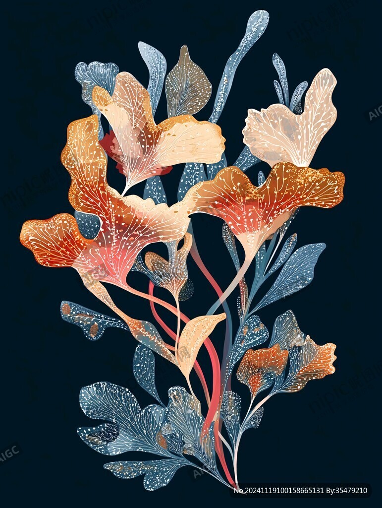 珊瑚插畫