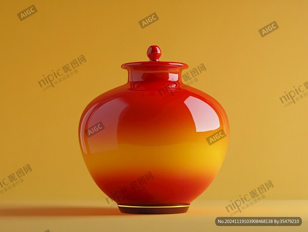 霽紅罐