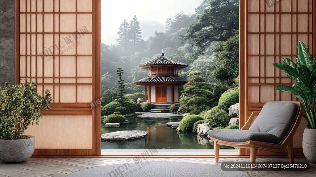 日式庭院舒適