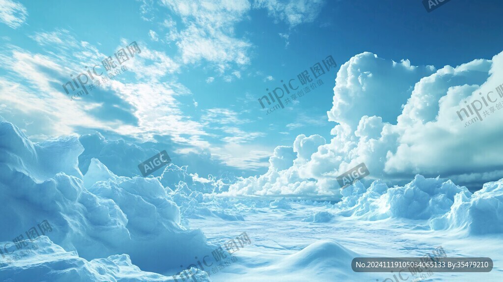 冰天雪地背景