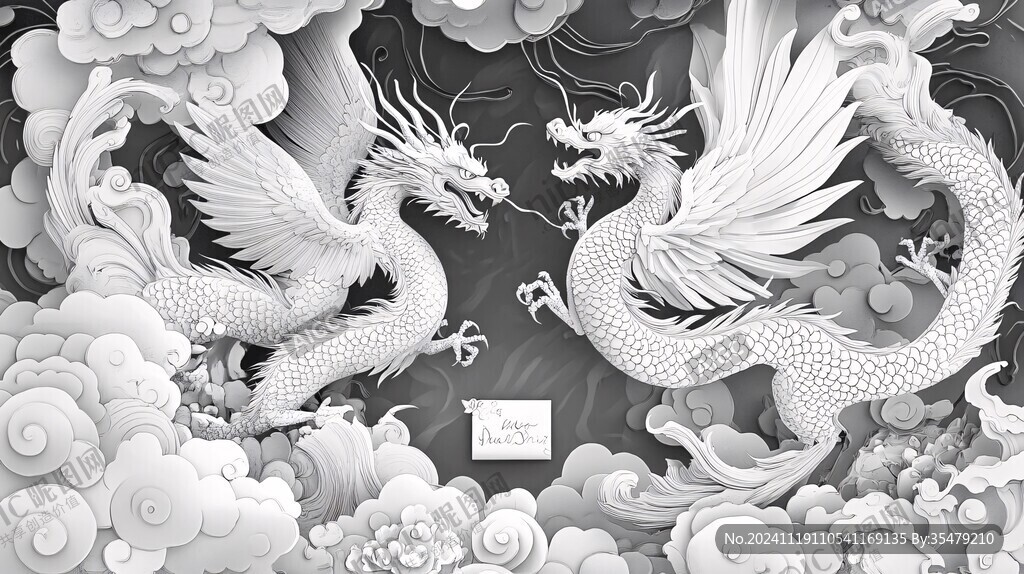 龍包裝插畫