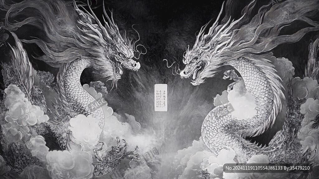 龍包裝插畫