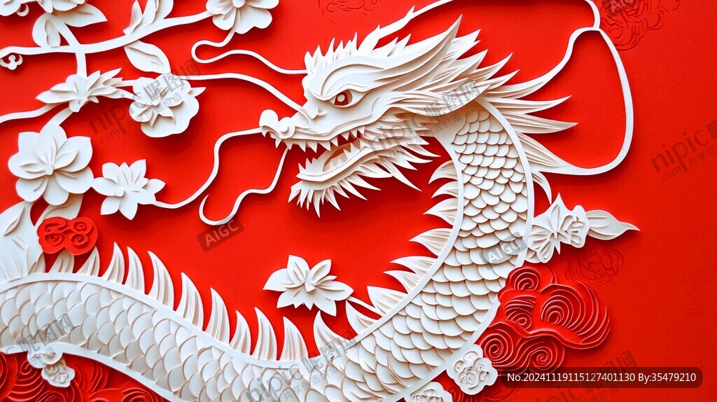 剪紙龍