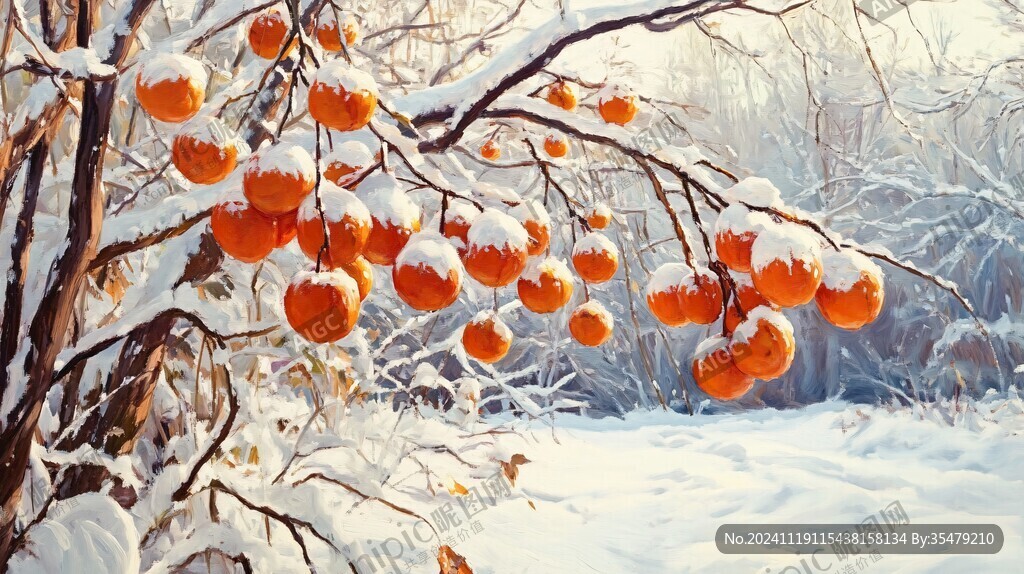 雪景立體畫