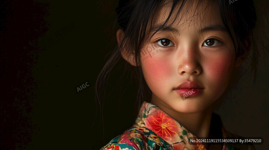 少數名族少女