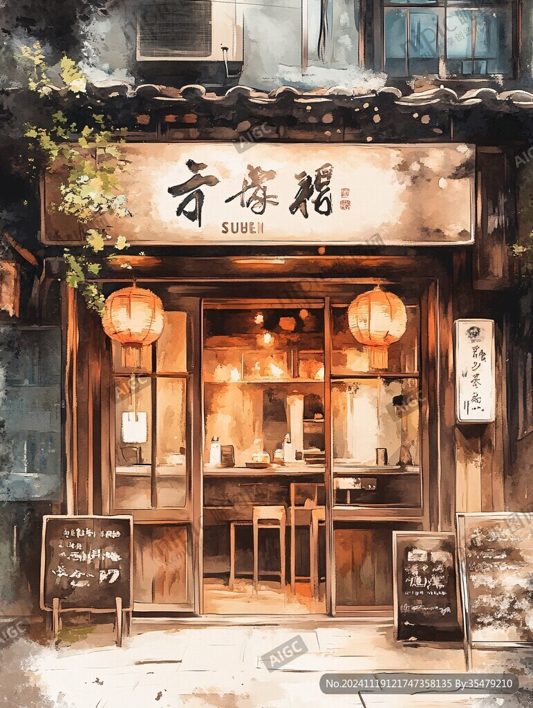 插畫門頭
