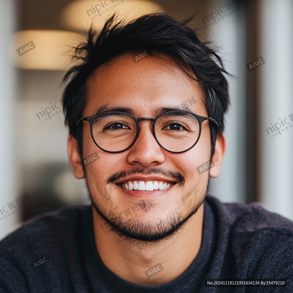 微笑亞洲人