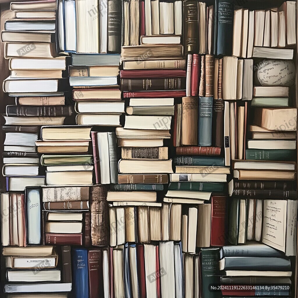 滿墻的書