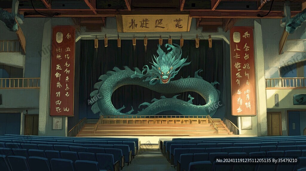 大禮堂插畫