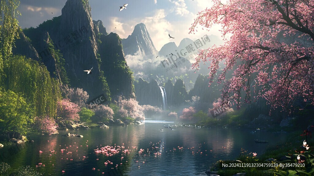 桃花源仙境