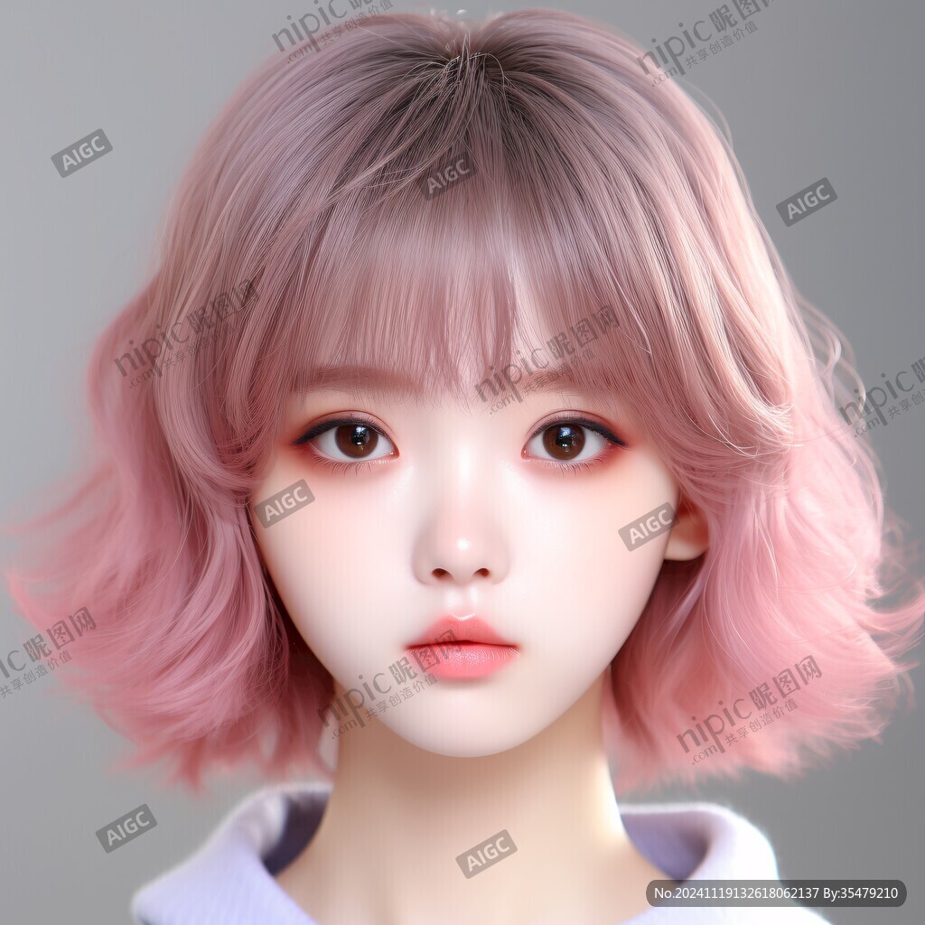 粉色頭發(fā)少女