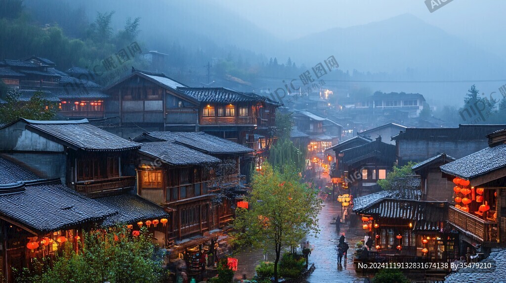 拈花小鎮夜景