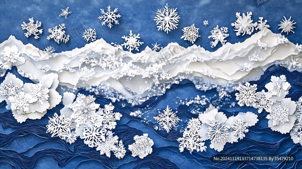 冰雪立體畫
