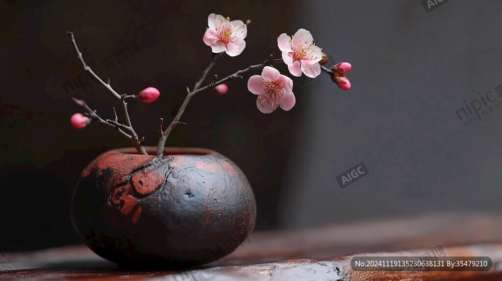 禪意禪境意境桃花