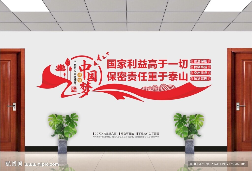 保密文化墻