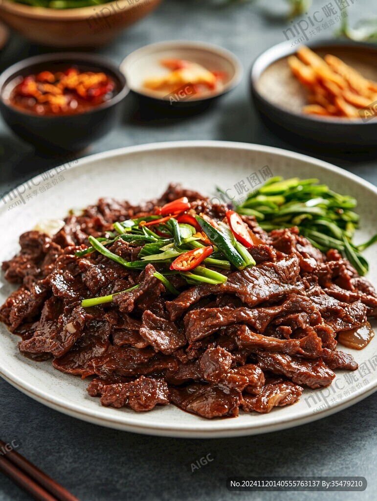 韓餐辣牛肉