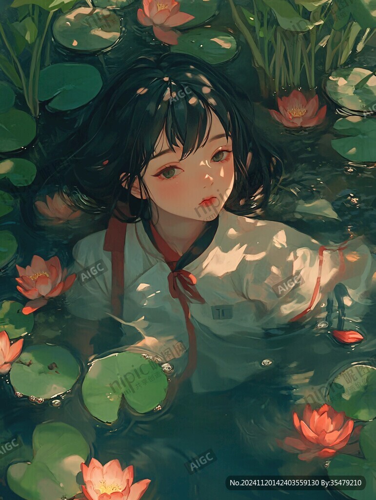 日系少女插畫