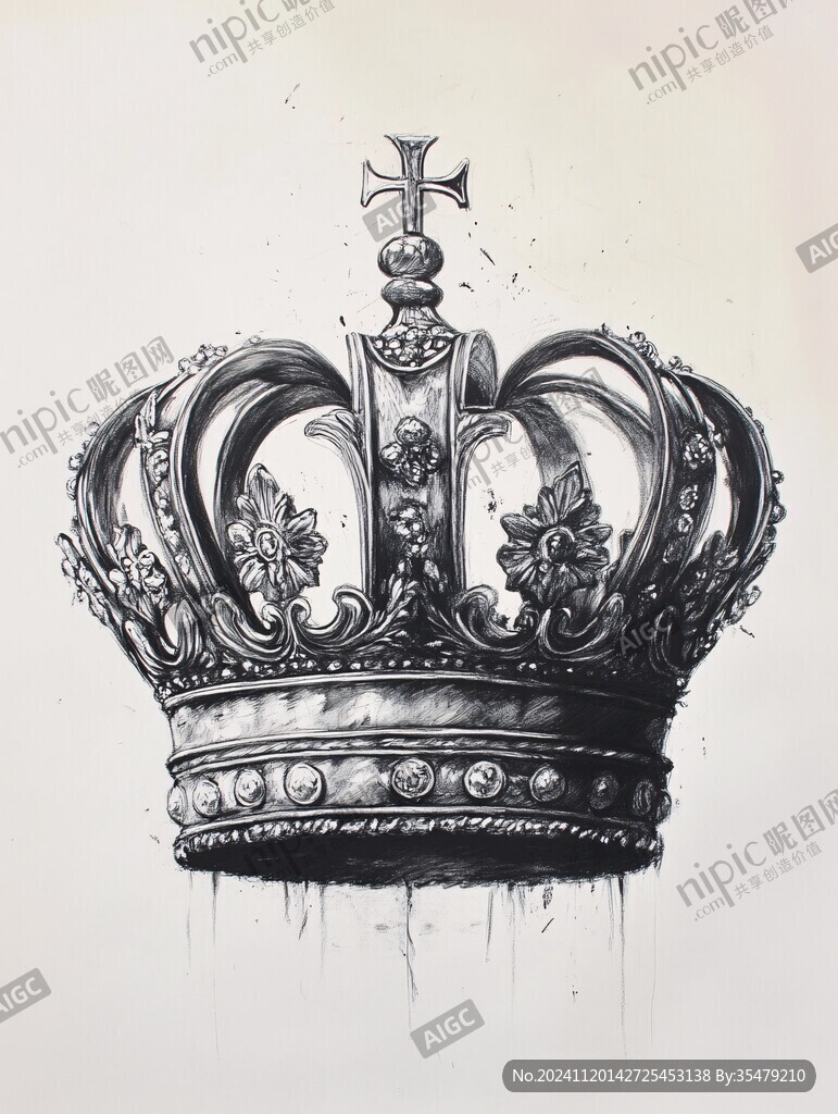 皇冠插畫