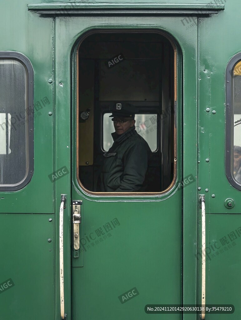 綠皮火車車門