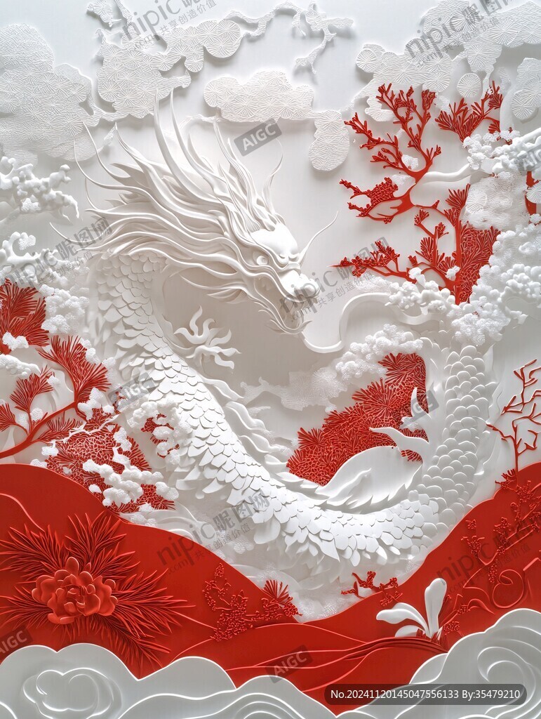 龍年氛圍立體造型
