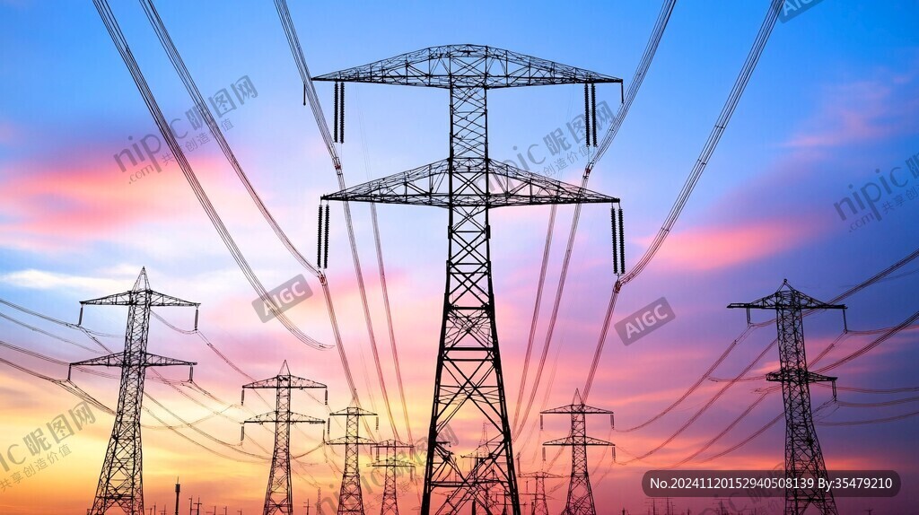 供電題材背景素材