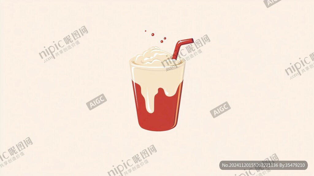 奶茶杯插畫